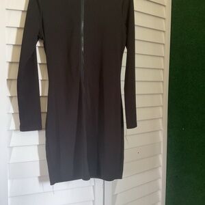 Elegant Black Long Sleeve Dress
